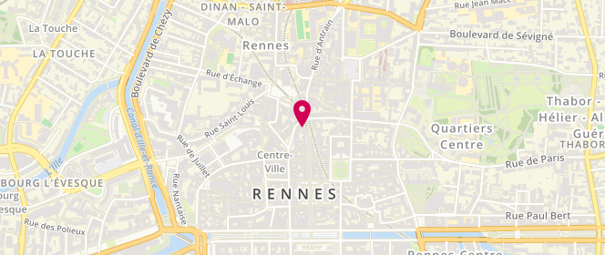 Plan de OXBOW, 15 Rue le Bastard, 35000 Rennes