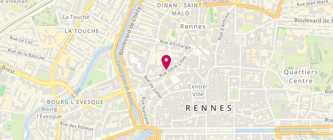 Plan de Crazy Factory, 26 Rue Saint-Louis, 35000 Rennes
