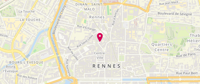 Plan de Des étendues, 6 Rue de Penhoët, 35000 Rennes