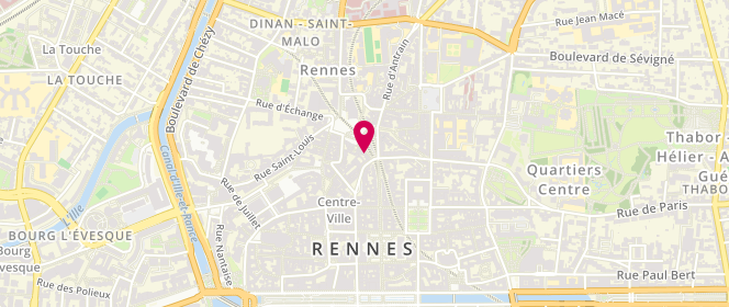 Plan de Les Enfants de Noe, 7 Rue Pont Aux Foulons, 35000 Rennes