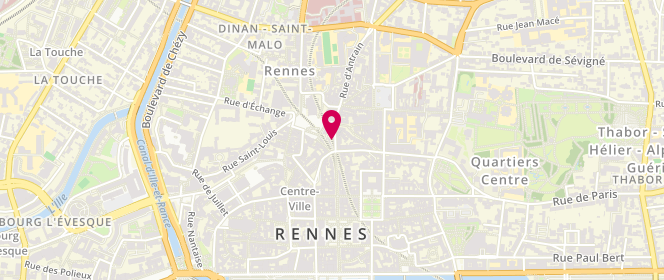 Plan de Aigle, 3 Rue de la Motte Fablet, 35000 Rennes