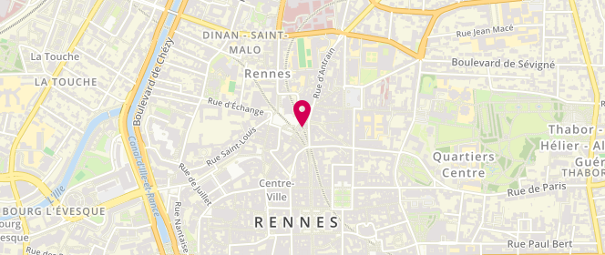 Plan de Shere Khan, 2 place Sainte-Anne, 35000 Rennes