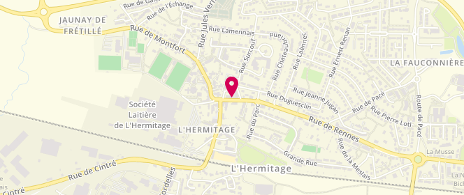 Plan de Arlett'Boutic, 11 Rue de Rennes, 35590 L'Hermitage