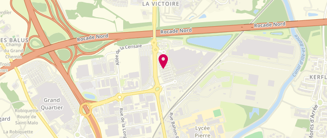 Plan de E.leclerc Drive, 25 Rue de l'Étang au Diable, 35760 Saint-Grégoire