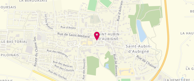 Plan de Il était une fois, 4A Rue des Écoles, 35250 Saint-Aubin-d'Aubigné