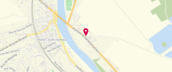 Plan de AGATHE, 21 Bis avenue du Général Leclerc, 89140 Pont-sur-Yonne