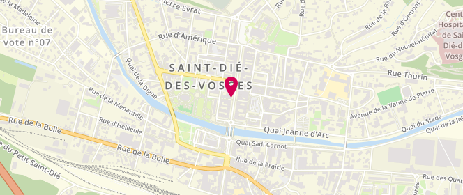 Plan de Ms Mode, 17 Rue Thiers, 88100 Saint-Dié-des-Vosges
