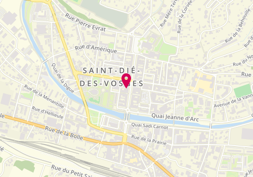 Plan de Rouge Gorge, 21 Rue Thiers 0 0, 88100 Saint-Dié-des-Vosges