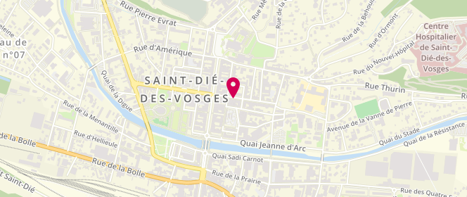 Plan de Feho, 12 Rue Dauphine, 88100 Saint-Dié-des-Vosges