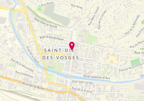 Plan de Renatto Bene, 39 Rue Thiers, 88100 Saint-Dié-des-Vosges
