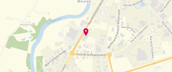 Plan de GEMO, 523 Boulevard Jean Monnet, 53100 Mayenne