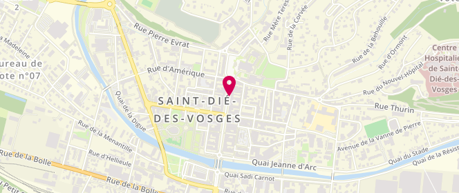 Plan de Poudre d'Etoiles, 50 Rue Thiers, 88100 Saint-Dié-des-Vosges