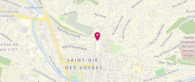 Plan de Diez, 1 Place General de Gaulle, 88100 Saint-Dié-des-Vosges