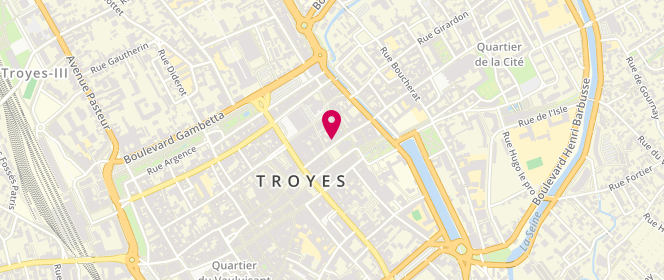 Plan de Téva Boutique, 40 Rue Georges Clemenceau, 10000 Troyes