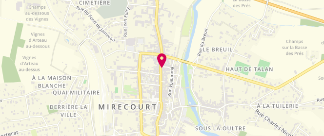 Plan de Patrice Breal, 57 Rue du Général Leclerc, 88500 Mirecourt