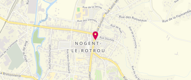 Plan de Sergent Major, 21 Rue Villette Gâte, 28400 Nogent-le-Rotrou