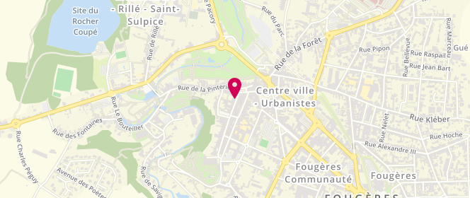 Plan de Vetements Forthomme - Exclusif, 10 Rue Nationale, 35300 Fougères