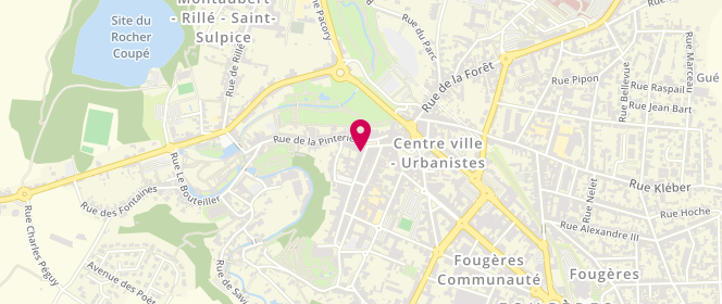 Plan de Christine Laure, 8 Rue Nationale, 35300 Fougères