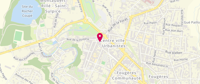 Plan de Rouge Gorge, 4, Place Aristide Briand, 0
00 0, 35300 Fougères