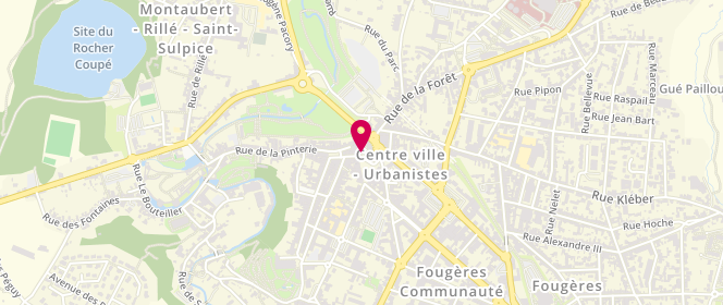 Plan de Peinturier, 1 Bis place Aristide Briand, 35300 Fougères