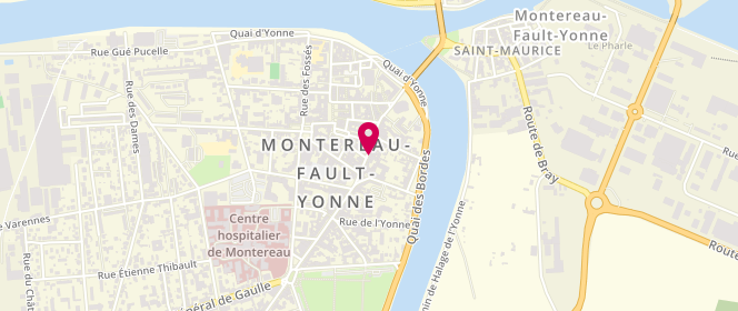 Plan de First, 37 Rue Jean Jaurès, 77130 Montereau-Fault-Yonne