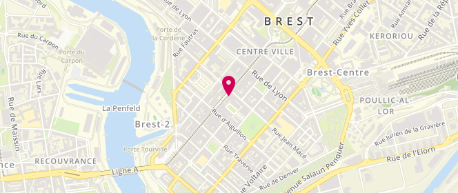 Plan de Des Petits Hauts, 61 Rue de Siam, 29200 Brest