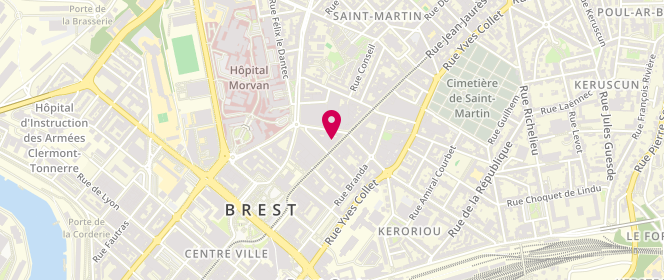 Plan de Etam, 38 Rue Jean Jaurès, 29200 Brest