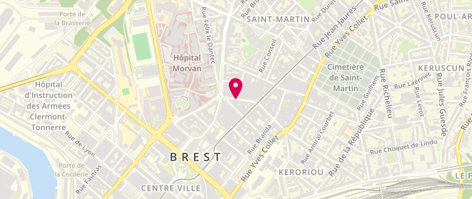 Plan de Ajanta, 14 Rue Dupleix, 29200 Brest