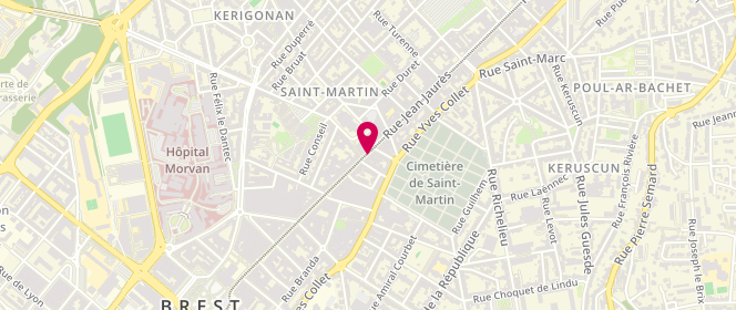 Plan de Christine Laure, 91 Rue Jean Jaurès, 29200 Brest