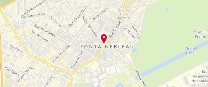 Plan de Bash, 49 Rue Grande, 77300 Fontainebleau