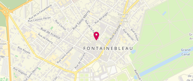 Plan de Bréal, 34 Rue des Sablons, 77300 Fontainebleau