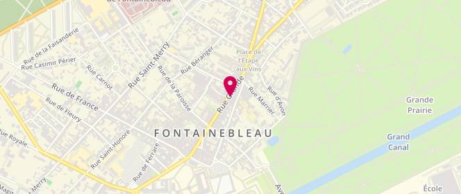 Plan de Alchimie Fontainebleau, 100 Rue Grande, 77300 Fontainebleau