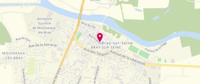 Plan de Anaïa, 20 Rue Grande, 77480 Bray-sur-Seine