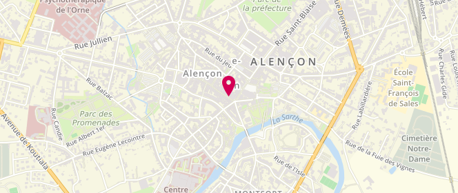 Plan de Comme Pers'Orne, 4 Rue Aux Sieurs, 61000 Alençon