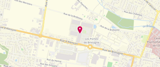 Plan de Distri-Center, 194 Rue de Bretagne, 61000 Alençon