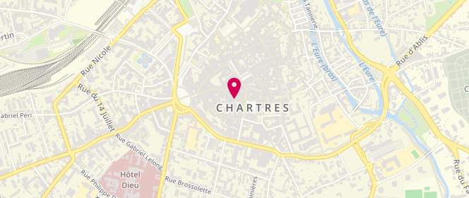 Plan de Marques UP Chartres, 15-17 Rue de la Tonnellerie, 28000 Chartres