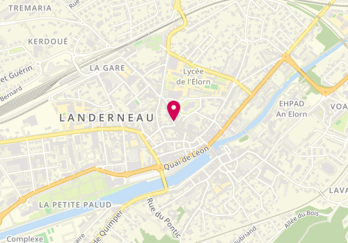 Plan de Lingerie Prés d'Elle, 26 Rue de la Font Blanche, 29800 Landerneau