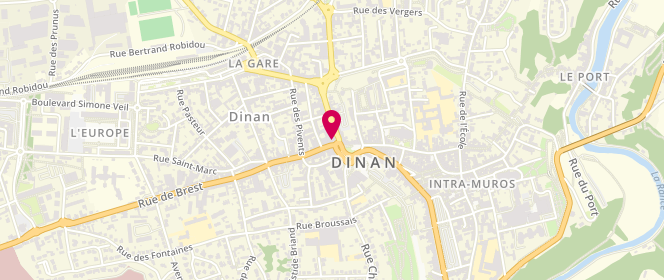 Plan de Territoire d'Homme, 26 Place Duclos, 22100 Dinan