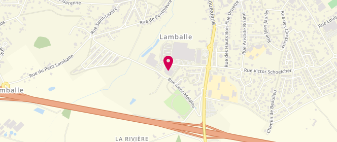 Plan de La Halle 1, 74 Rue Mouexigné, 22400 Lamballe-Armor