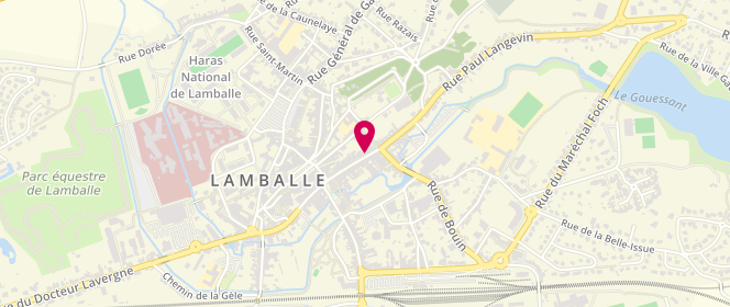 Plan de Rougegorge Lingerie, 35 Rue du Val 0 0, 22400 Lamballe-Armor