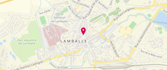 Plan de L'HOMME Par Lecointre, 9 Rue Dr Calmette, 22400 Lamballe-Armor