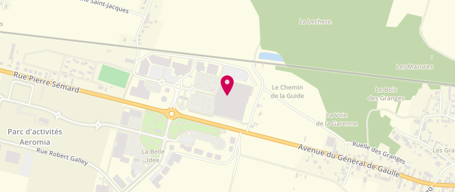 Plan de Rougegorge Lingerie, Centre Commercial Leclerc Zone Commerciale la Belle Idée, 10100 Romilly-sur-Seine