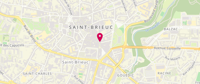 Plan de Armand Thierry, 39 Rue Saint-Guillaume, 22000 Saint-Brieuc