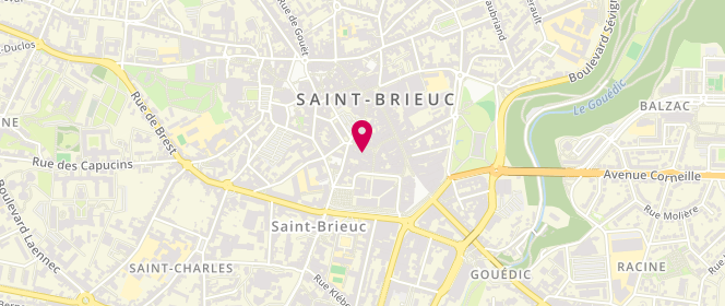 Plan de Lingerie Peau d'Ange, 8 Rue du Chapitre, 22000 Saint-Brieuc