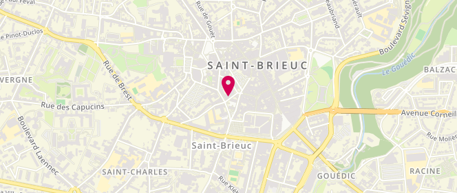 Plan de Au Bonheur des Filles, 8 Rue Mireille Chrysostome, 22000 Saint-Brieuc