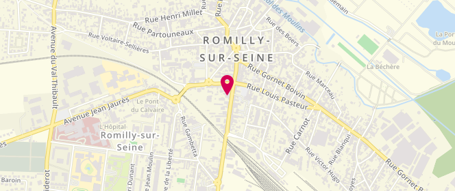 Plan de La boîte à pulls, 50 Rue de la Boule d'Or, 10100 Romilly-sur-Seine