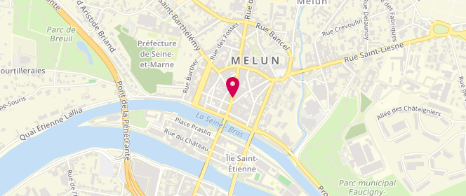 Plan de Magasin 482, 22 Rue Saint-Aspais, 77000 Melun