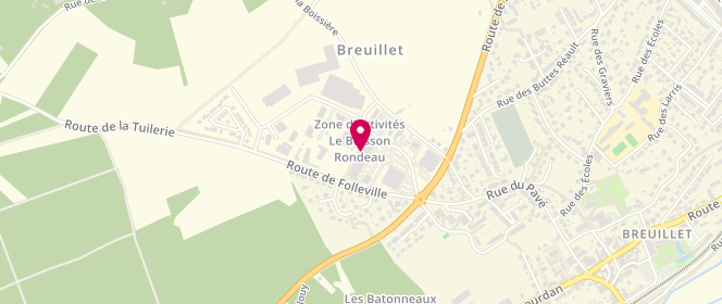Plan de Gémo, 5 Rue du Buisson Rondeau, 91650 Breuillet