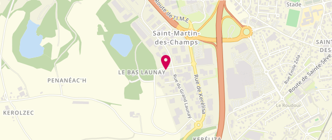 Plan de Stokomani Saint-Martin-Des-Champs, Rue Jean Claude Calvez, 29600 Saint-Martin-des-Champs