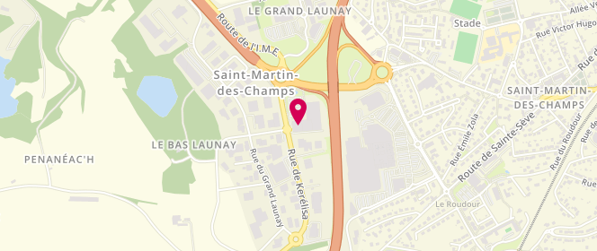Plan de GEMO, Rue de Kerelisa, 29600 Saint-Martin-des-Champs